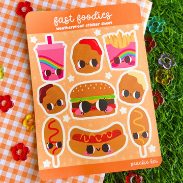 Fast Foodies Sticker Sheet