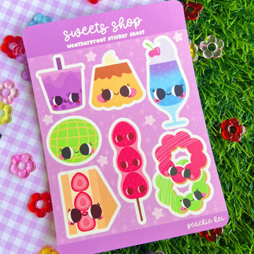 Sweets Shop Sticker Sheet