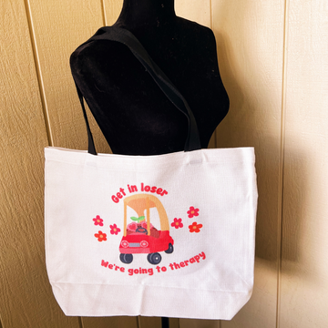 Get in Loser Tote Bags