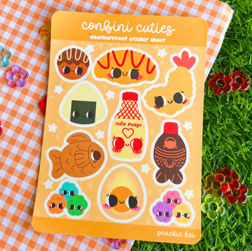 Conbini Cuties Sticker Sheet