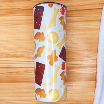 Safe Foods 20 oz Glitter Tumbler