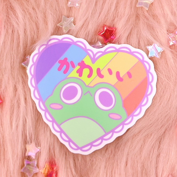 Kawaii Frog Sticker
