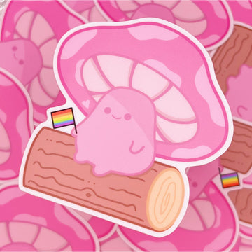 Mushroom Pride Sticker