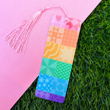 Quilty Metal Bookmark