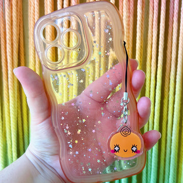 Curly Baby Phone Charm