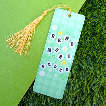 Read More Books Metal Bookmark