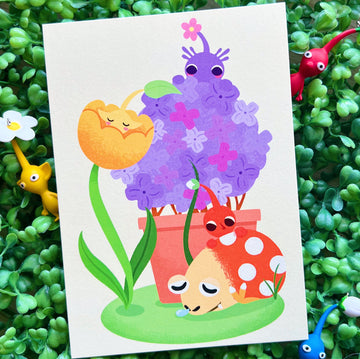 Flower Friends Print