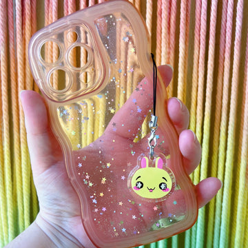 Silly Bunny Phone Charm