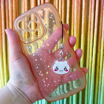Shy Hamster Phone Charm
