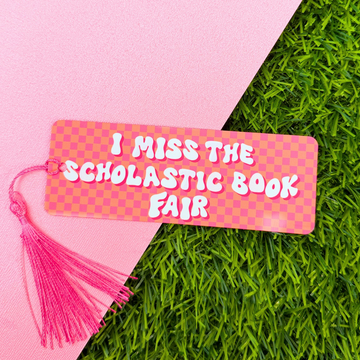 Book Fair Metal Bookmark