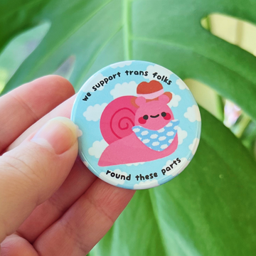 Trans Pride Snail Button