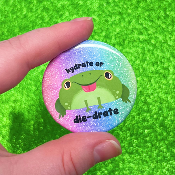 Hydration Frog Pin
