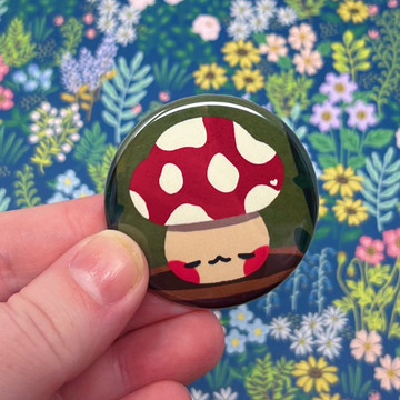 Eepy Mushroom Pin