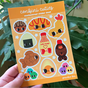 Conbini Cuties Sticker Sheet