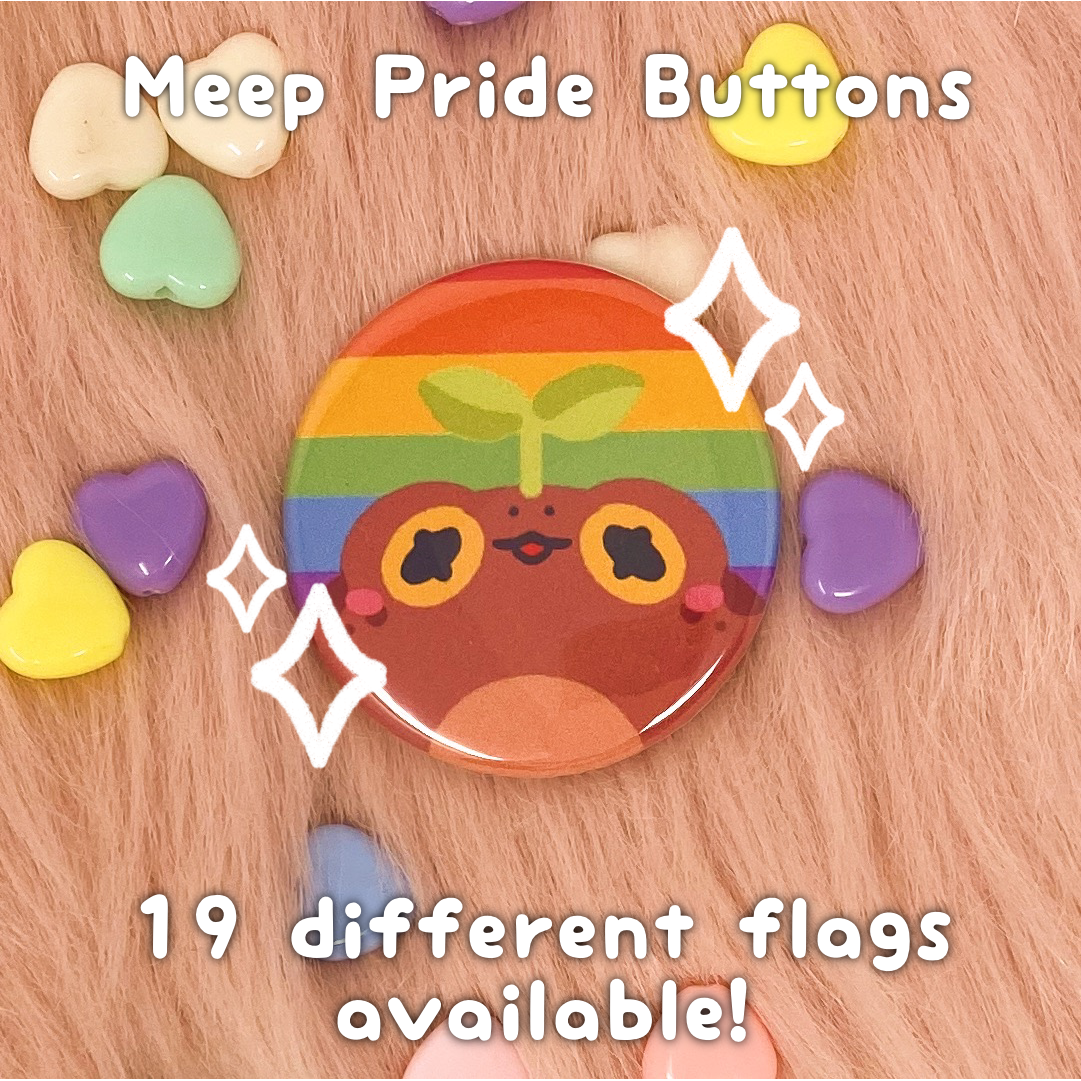 Meep Pride Buttons