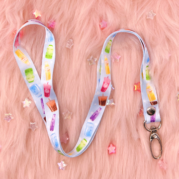 Rainbow Drinks Lanyard